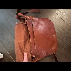 Leather fossil purse